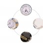 Wall Clock Wood Bamboo Round Vintage Home Decor Sailor Art Home Retro Style Gift