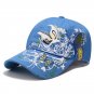 Baseball Cap For Women Summer Sun Hat Embroidered Butterfly Cotton Snapback New