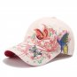 Baseball Cap For Women Summer Sun Hat Embroidered Butterfly Cotton Snapback New