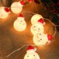 Christmas Tree Led Lights Snowman Ball Decoration String Party Home Lighting New