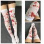 Women Stocking Thigh High Lingerie Sexy Pantyhose Skeleton Halloween Socks Lace