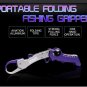 Fishing Gripper Fish Lip Grip Hold Tool Control Tackle Aluminum Foldable Grabber
