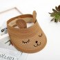 Kids Babe Sun Hat Straw Summer Beach Cap Empty Top For Boys Girls Toddler Infant