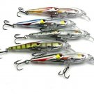 5pcs Set Fishing Lures Minnow Artificial Pike Bass Bait Crankbait Tackle Wobbler