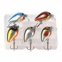 5PCS/Lot 1.5g 3cm Topwater Fish Lures Wobbler Mini Crankbait With Plastic Box
