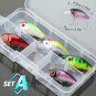 5/8/10pcs Fishing Lure Set Minnow Bait Wobbler Crankbaits With Box Treble Hooks