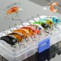 5/8/10pcs Fishing Lure Set Minnow Bait Wobbler Crankbaits With Box Treble Hooks