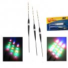 3pcs Set Fishing Float LED Electric Light + Battery Night Fishing Glow Tackle
