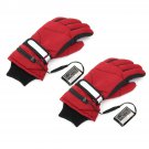 Winter Electric Heated Gloves Men Women Warmer Rechargeable Mittens Sport Ski
