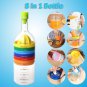 Multifunctional Kitchen Tool Bottle Shape Squeezer Grater Gadget Grinder 8 In 1