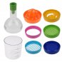 Multifunctional Kitchen Tool Bottle Shape Squeezer Grater Gadget Grinder 8 In 1