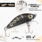 8pcs/lot Minnow Wobblers Crankbait Fishing Lure Tackle Artificial Swim Bait