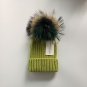Fox Fur Winter Hat Women Real Pompom Warm Knit Cap Girls Skullies Beanies New