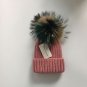 Fox Fur Winter Hat Women Real Pompom Warm Knit Cap Girls Skullies Beanies New
