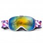 Kids Ski Snowboard Goggles Dual Lens Pro Anti Fog Mask Glasses For Girls Boys Uv