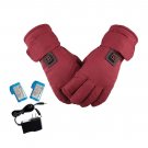 Rechargeable Heated Gloves Men Women Winter Warmer Touch Screen Ski Sport Ride