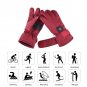 Rechargeable Heated Gloves Men Women Winter Warmer Touch Screen Ski Sport Ride