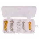 Fishing Lures Spoon Bait Metal Hook Tackle Bass Spinner Box Penis Fun 4pcs/Lot