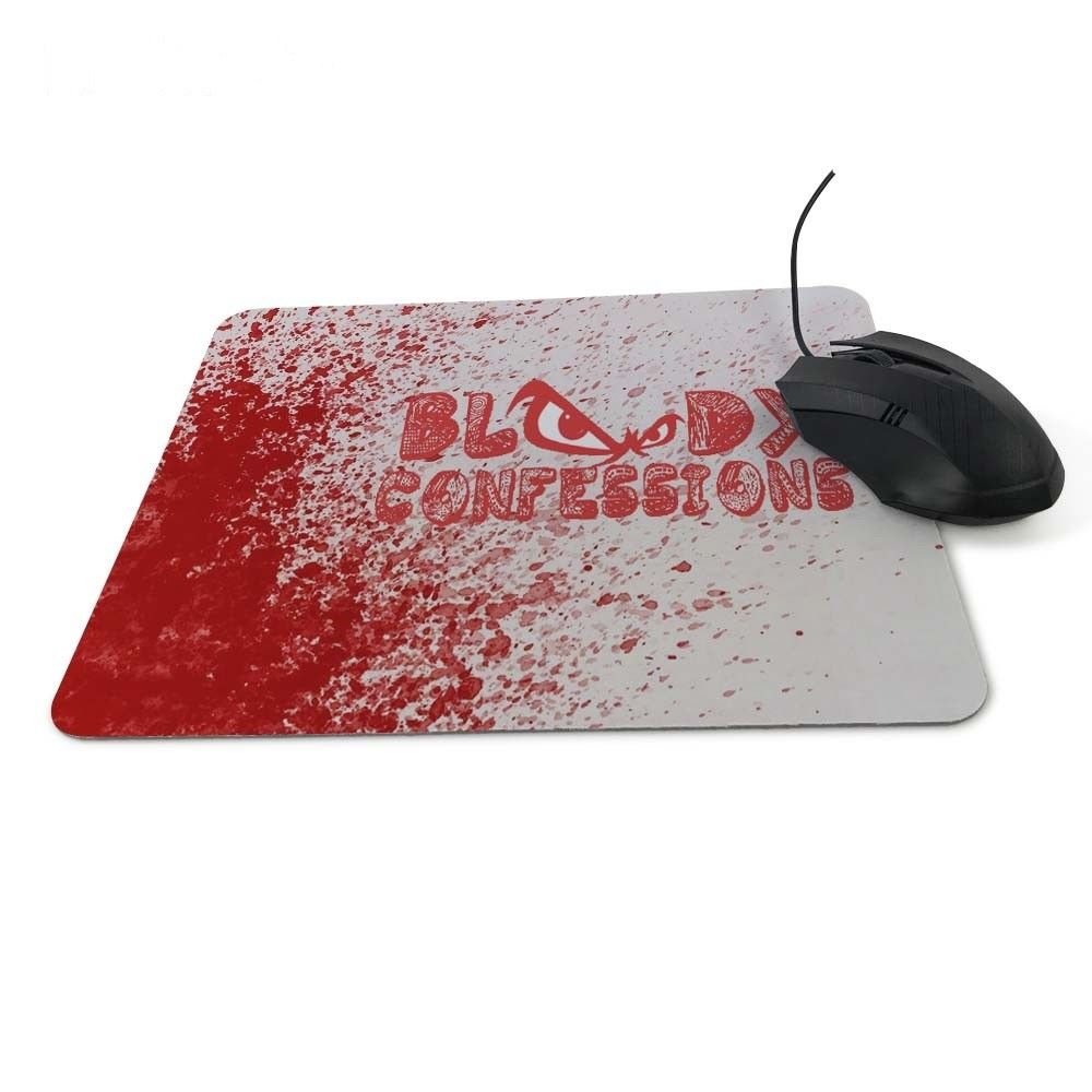Mouse Pad Computer Gaming Mat Desk Non Slip Mousepad Pc Designs Laptop Circle 3D