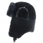 Russia Bomber Winter Hat Men Soviet Army Military Ushanka Pilot Faux Rabbit Fur