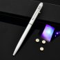Creative Magic Ballpoint Pen LED UV Light Invisible Ink Secret Spy Pen Novelty
