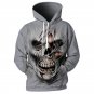 Men Hoodie Sweatshirt S Gildan Top Warm Jacket Hooded Sweater Skull Pullover