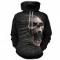 Men Hoodie Sweatshirt S Gildan Top Warm Jacket Hooded Sweater Skull Pullover