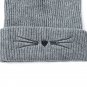 Winter Hat Women Cat Ear Style Warm Girls Ski Cap Knit Beanie Faux Fur Pom Pom