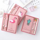 2019 Girls Notebook Diary Flamingo Weekly Planner Cute Calendar Kids School Book