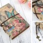 A6 Notebook Planner Vintage Journal Retro Notepad Kraft Paper PU Leather Cover