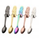 5pcs Lot Coffee Tea Spoon Mermaid Creative Kitchen Flatware Tool Stainless Steel