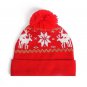 Christmas Women Winter Hat Pom Pom For Girls Beanie Warm Cap Elk Ski Knit New