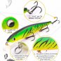 Fishing Artificial Glow Lure Floating Bait Jerkbait Minnow Crankbait 19 g 3D Eye
