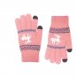 Winter Ladies Gloves Phone Touch Screen Elk Christmas Women Warm Mittens Knit