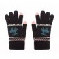 Winter Ladies Gloves Phone Touch Screen Elk Christmas Women Warm Mittens Knit