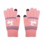 Winter Ladies Gloves Phone Touch Screen Elk Christmas Women Warm Mittens Knit