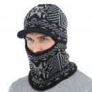 Winter Hat Scarf Men Women Knitted Ski Bomber Mask Cap Beanie Ear Flap Ushanka