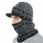Winter Hat Scarf Men Women Knitted Ski Bomber Mask Cap Beanie Ear Flap Ushanka