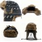 Ear Flaps Winter Bomber Hat Men Women Fur Ushanka Russian Warm Cap Christmas Elk