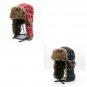 Ear Flaps Winter Bomber Hat Men Women Fur Ushanka Russian Warm Cap Christmas Elk
