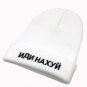 Winter Hat Men Women Russian Letter Casual Beanie Warm Knitted Ski Cap Hip Hop