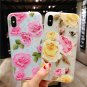 Floral Phone Case For iPhone X 8 Plus XS Max XR 8 7 6 5 Lotus Flower 3D Relief