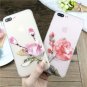 Floral Phone Case For iPhone X 8 Plus XS Max XR 8 7 6 5 Lotus Flower 3D Relief