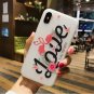 Floral Phone Case For iPhone X 8 Plus XS Max XR 8 7 6 5 Lotus Flower 3D Relief