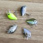 5pcs 1.8g Fishing Lure Kit Minnow Floating Crankbait Jerk Bait With Tackle Box