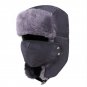 Winter Bomber Hat Ski Mask Men Women Faux Fur Ear Flap Cap Warm Trooper Aviator