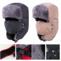 Winter Bomber Hat Ski Mask Men Women Faux Fur Ear Flap Cap Warm Trooper Aviator