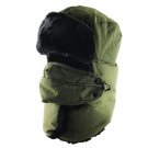 Winter Bomber Hat Men Women Aviator Fur Scarf Mask Warm Ski Cap Trooper Trapper