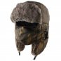 Winter Bomber Hat Men Women Aviator Fur Scarf Mask Warm Ski Cap Trooper Trapper