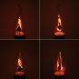 Led Bulb Candle Flame Fire Lighting Filament Retro Vintage E14 E27 3W Flickering
